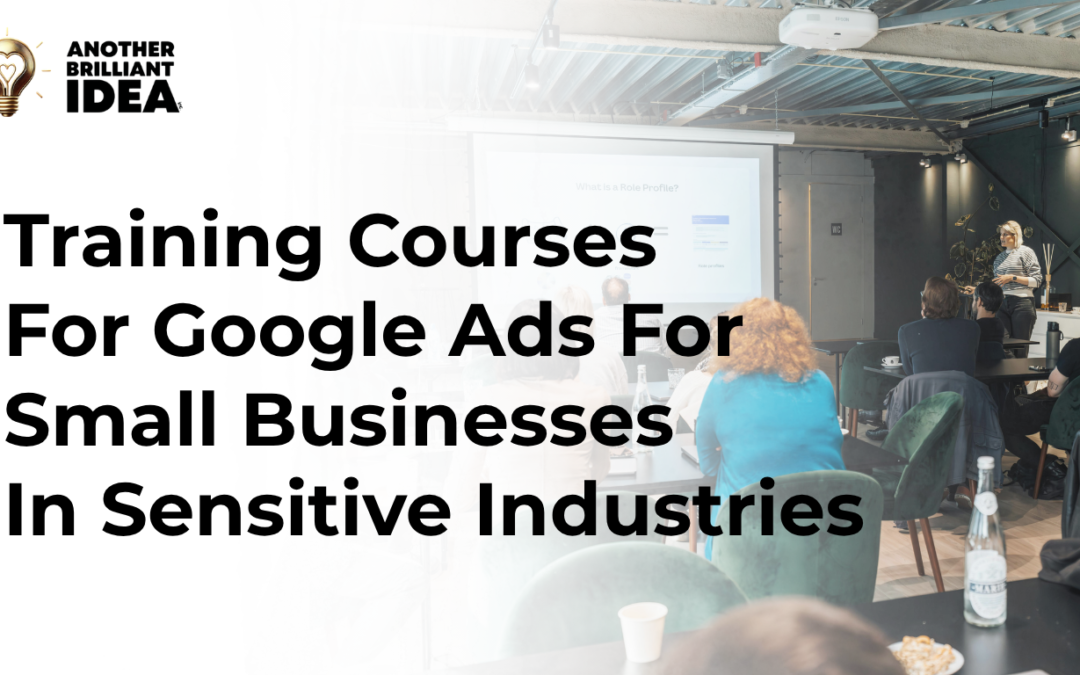 Training Courses For Google Ads For Small Businesses In Sensitive Industries.